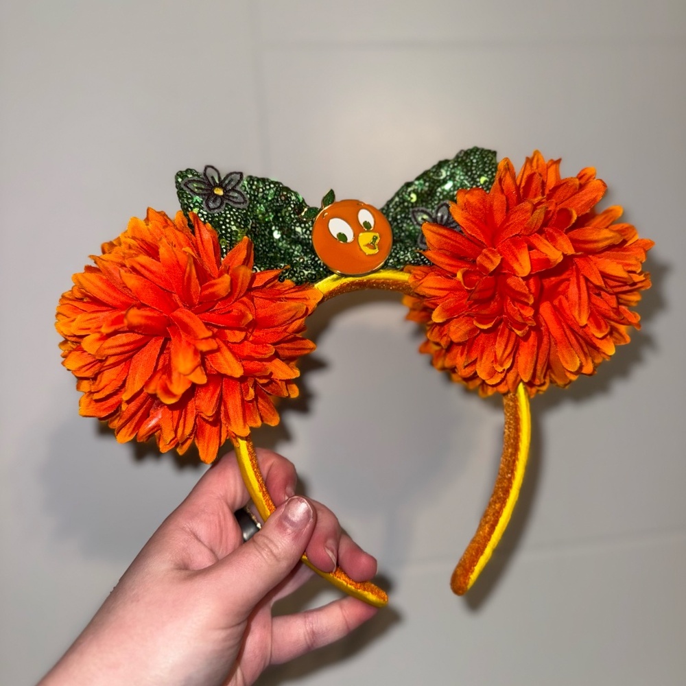 Orange Bird Minnie Ears